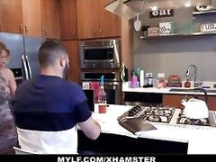MYLF - Hot Blonde Milf Gets Fucked Hard And Rough By Stepson